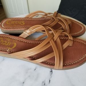 Women Circus by Sam Edelman Brown Sandals
